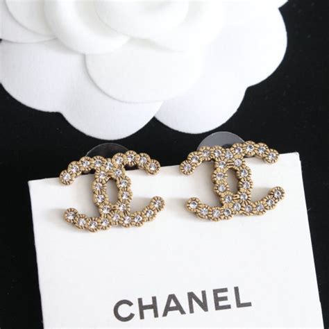 chanel earrings replica china|chanel look alike earrings.